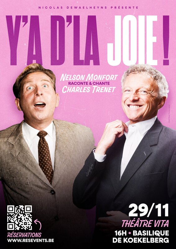 Spectacles Y a d la joie ! Nelson Monfort raconte chante Charles Trenet