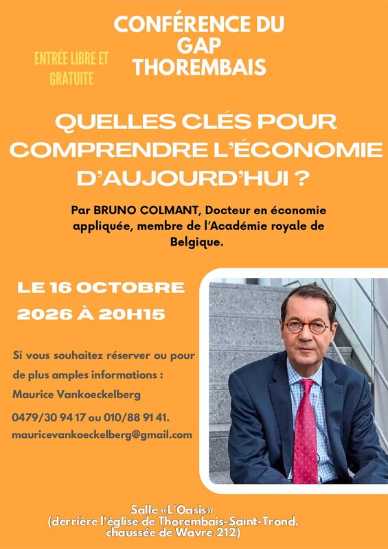 Conférences Quelles clés pour comprendre l économie d aujourd hui ? Bruno Colmant