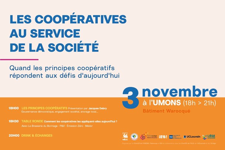 Conférences Conférence : coopératives service la société