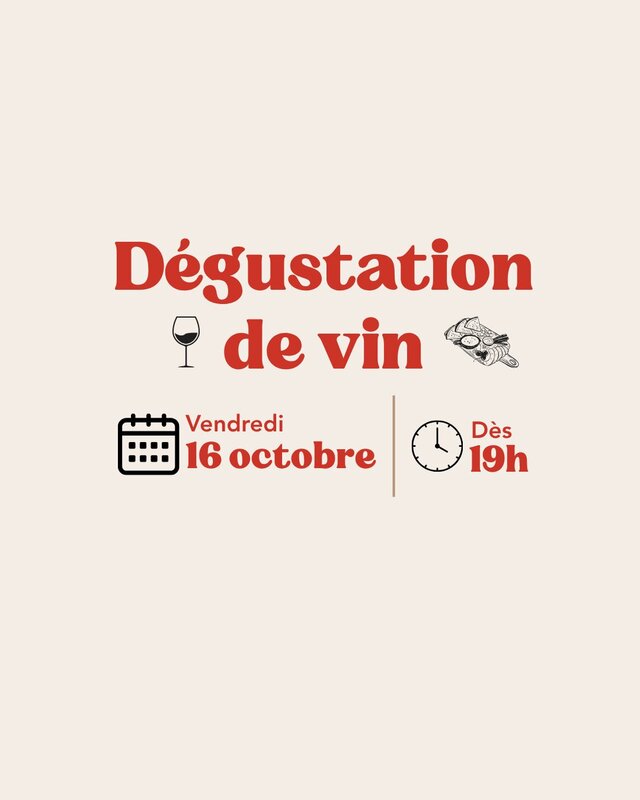 Loisirs Soirée dégustation vins