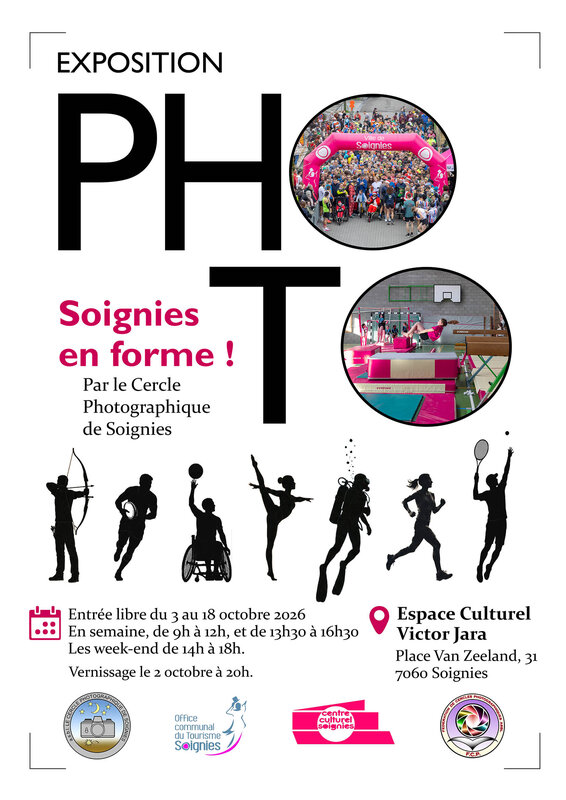 Expositions Exposition photographique le thème, sport dans l entité sonégienne.