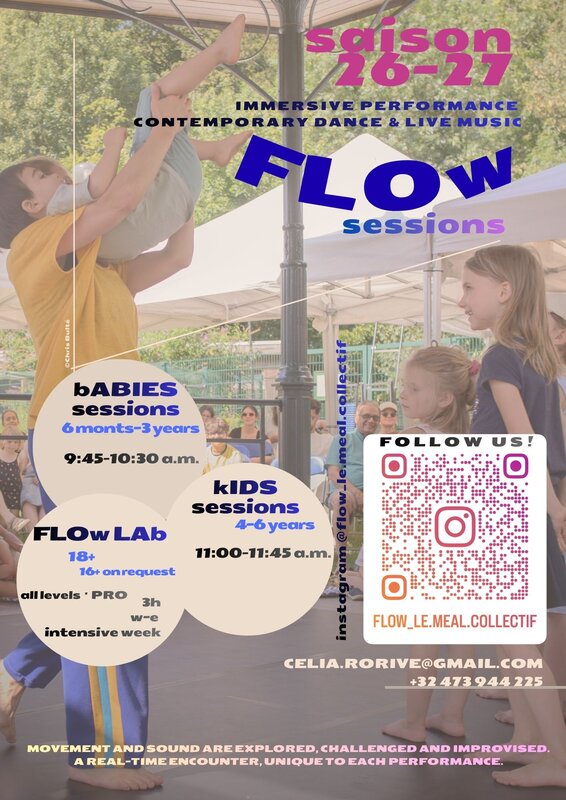 Stages,cours Flow bABIES & kIDS Danse & musique live | L A-Cravate, Saint-Gi