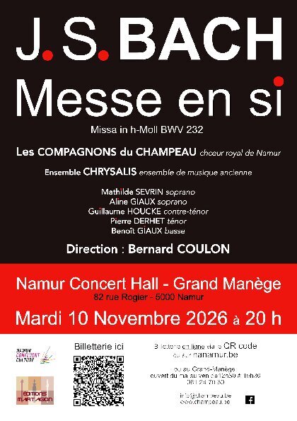 Concerts Messe Si Jean-Sébastien Bach