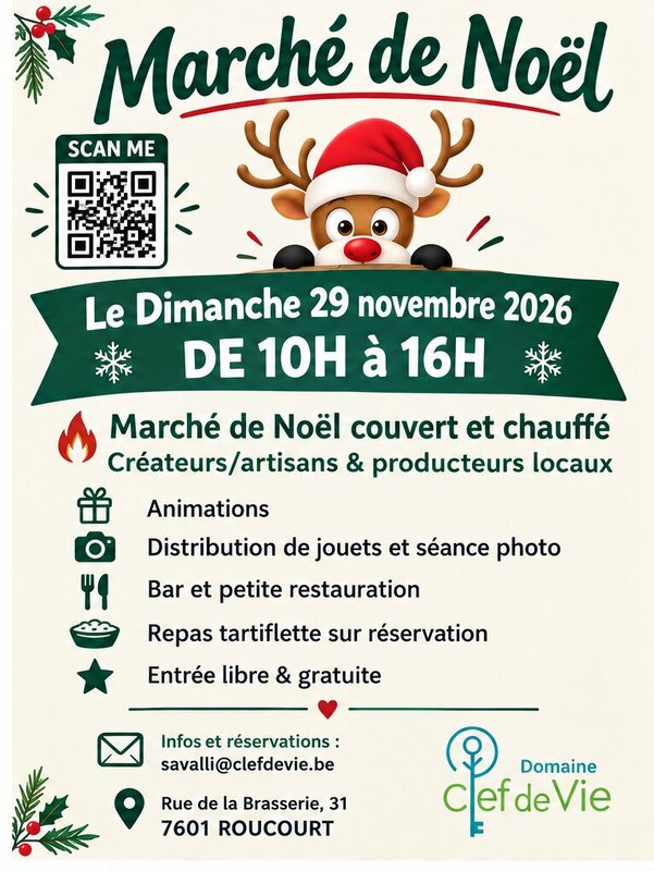 Marchés de Noël Marché Noël Domaine Clef Vie