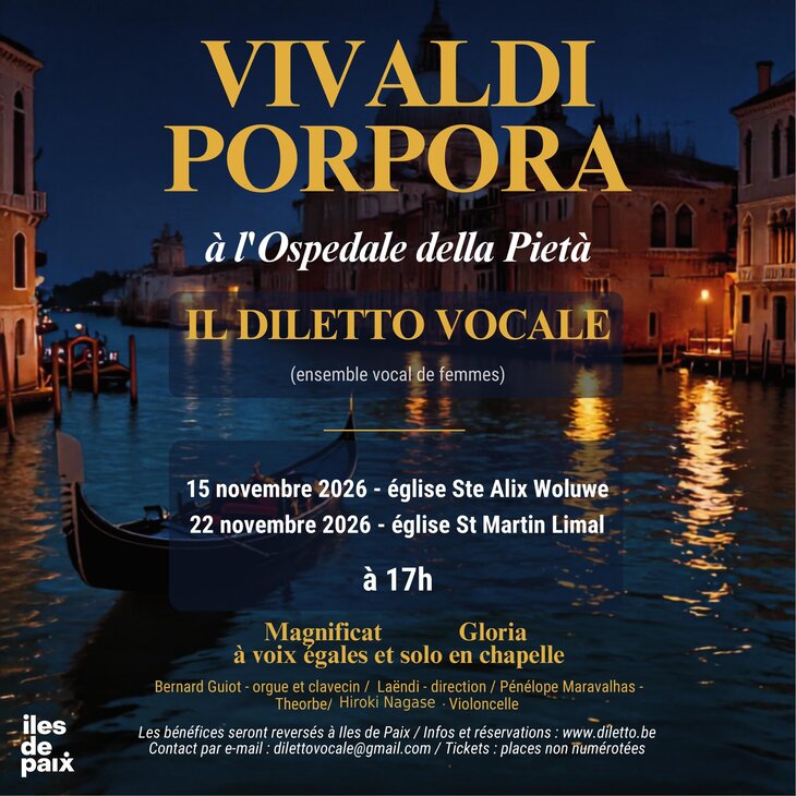 Concerts Vivaldi Porpora l’Ospedale della Pietà Venise