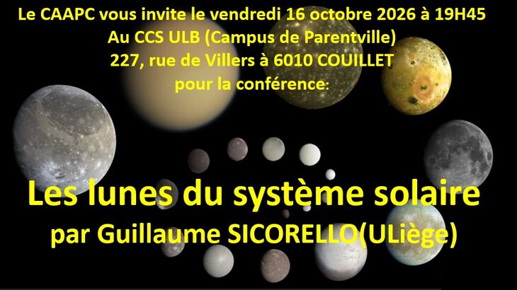 Conférences Les lunes système solaire