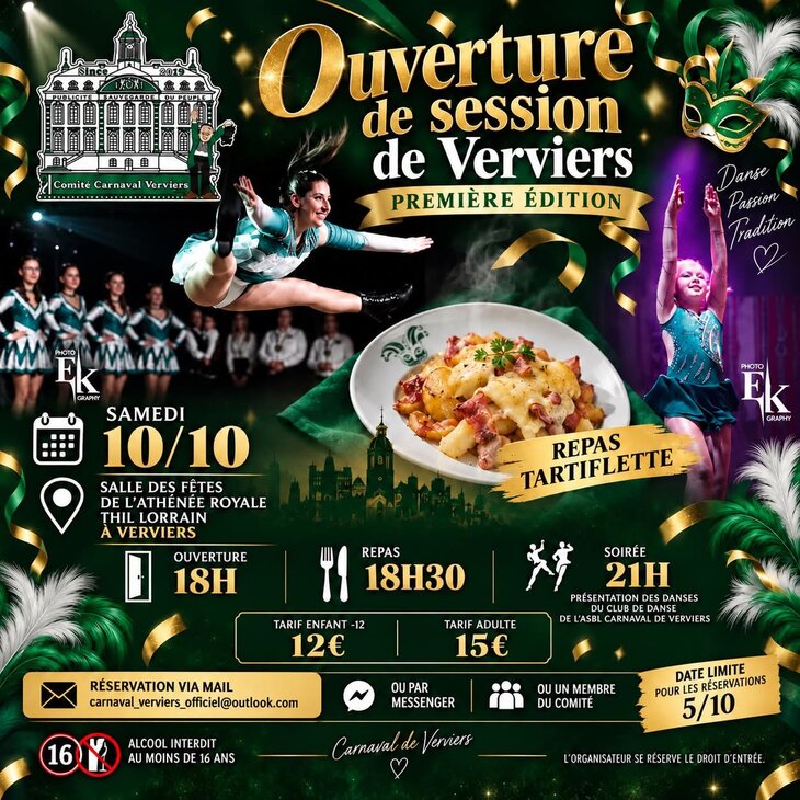 Soirées Ouverture session Verviers 1ʳᵉ édition 