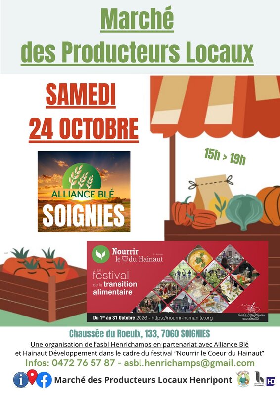 Loisirs Marché Producteurs Locaux Soignies