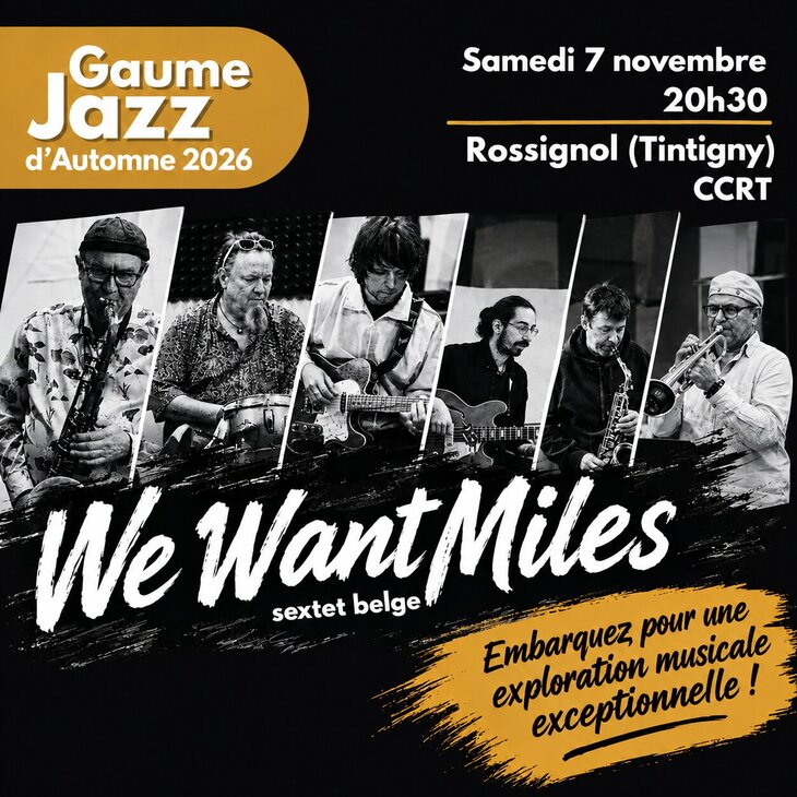 Concerts We Want Miles 100 de Miles Davis Gaume Jazz d Automne