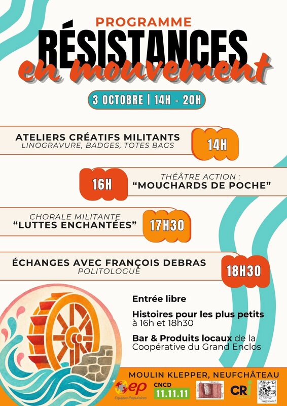 Conférences Résistances mouvement