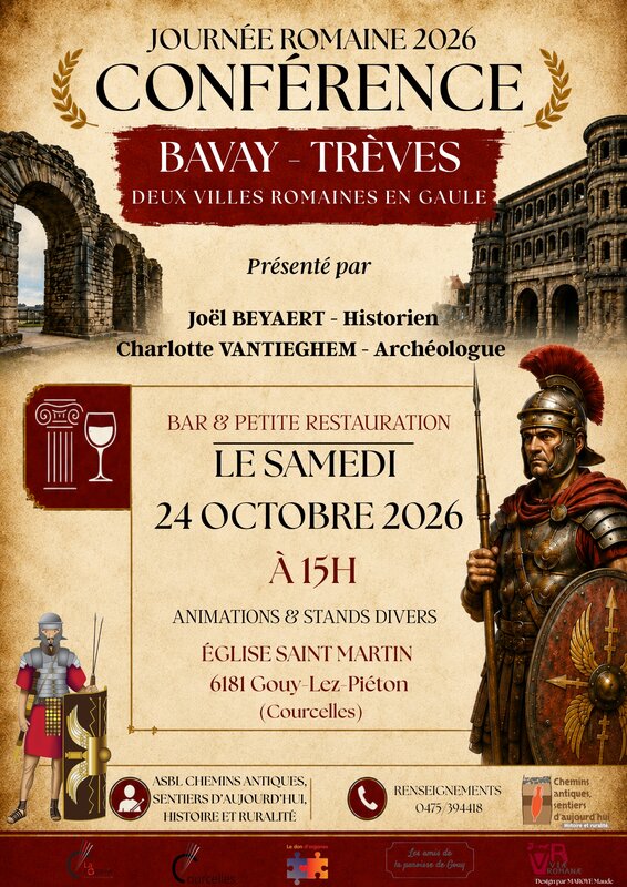 Conférences Bavay - Trèves : Deux villes romaines Gaule