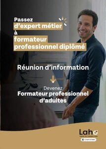 Stages,cours Réunion d information : Formation Formateur Professionnel d Adultes