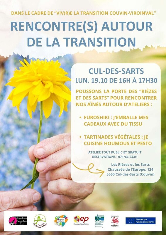 Loisirs Ateliers gratuits : Furoshiki & Tartinades