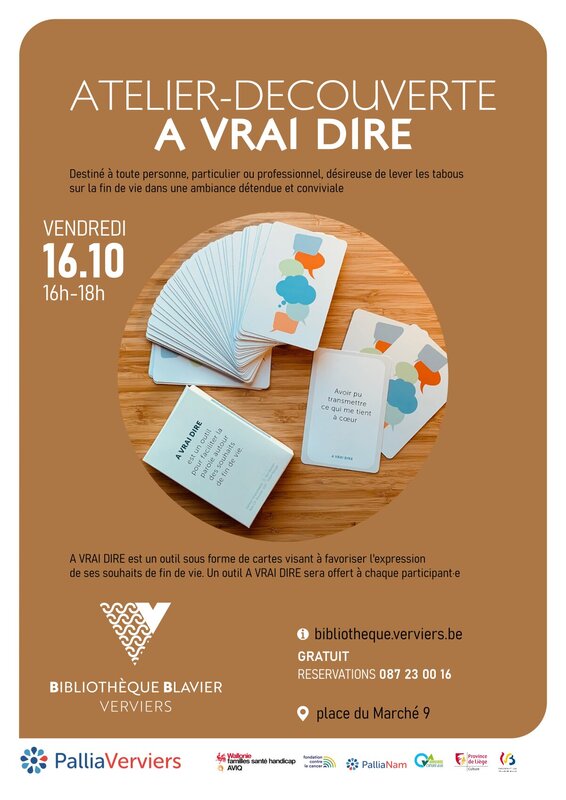 Conférences Atelier découverte vrai dire 