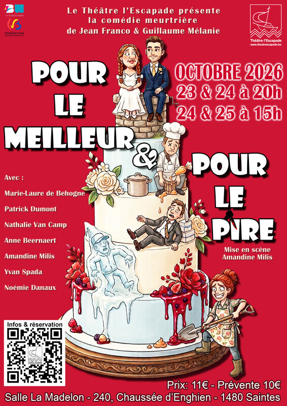 Spectacles Affiche : Comédie : Pour meilleur pour pire Jean Franco Guillaume