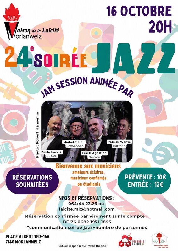 Concerts 24ème soirée jazz  Jam session 