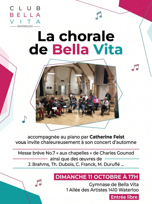 Concerts Concert d automne la Chorale Bella Vita