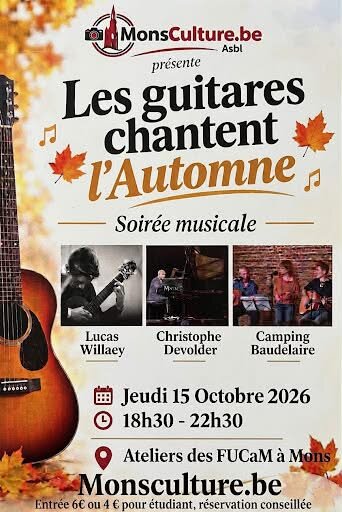 Concerts Les guitares chantent l automne concerts successifs