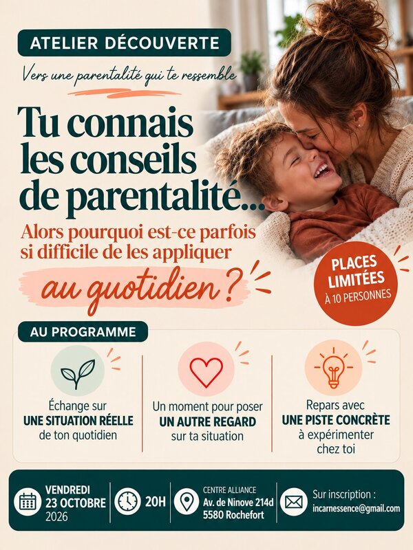 Conférences Atelier parentalité