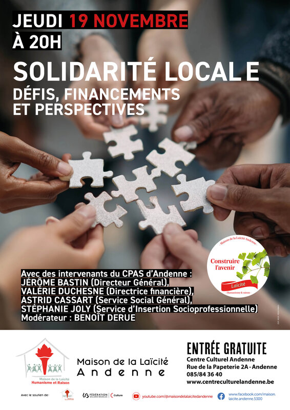 Conférences Solidarité locale : défis, financements perspectives