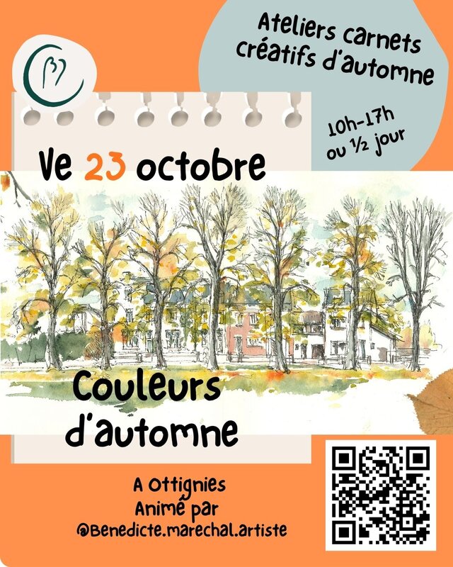 Stages,cours Atelier carnet créatif: couleurs d automne