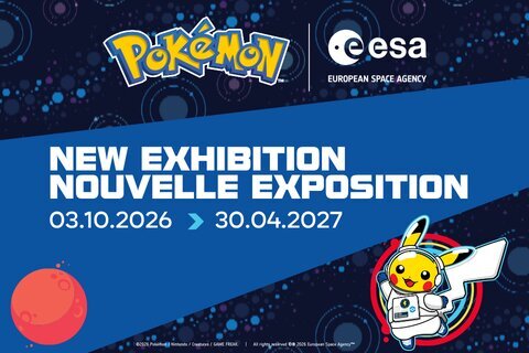 Expositions Pokémon Esa débarque l’Euro Space Center