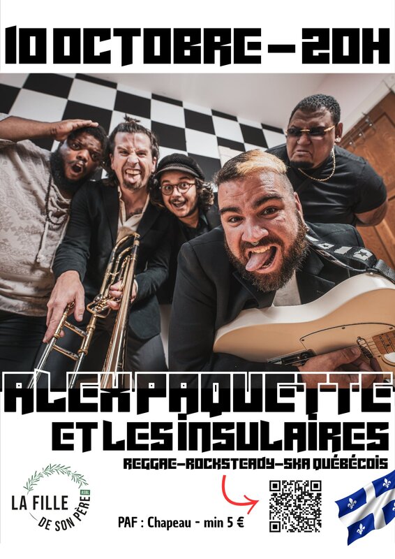 Concerts Concert d Alex Paquette les Insulaires