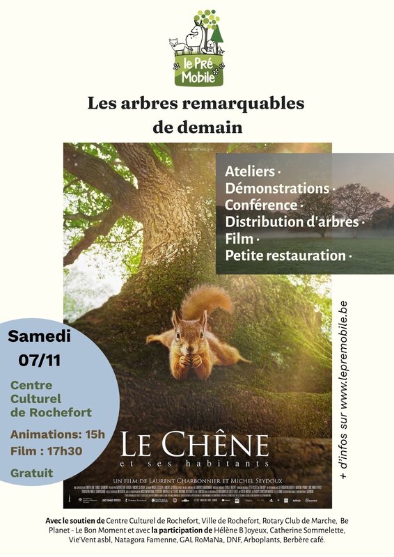 Loisirs Les arbres remarquables demain autour chêne, après-midi ateliers & film