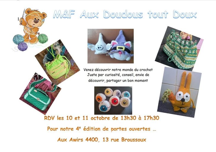 Loisirs Portes ouvertes artisanat crochet