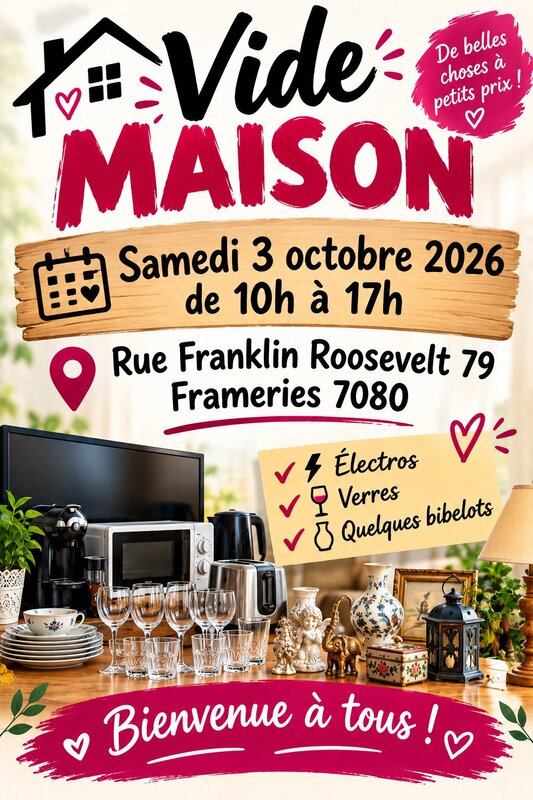  Vide maison