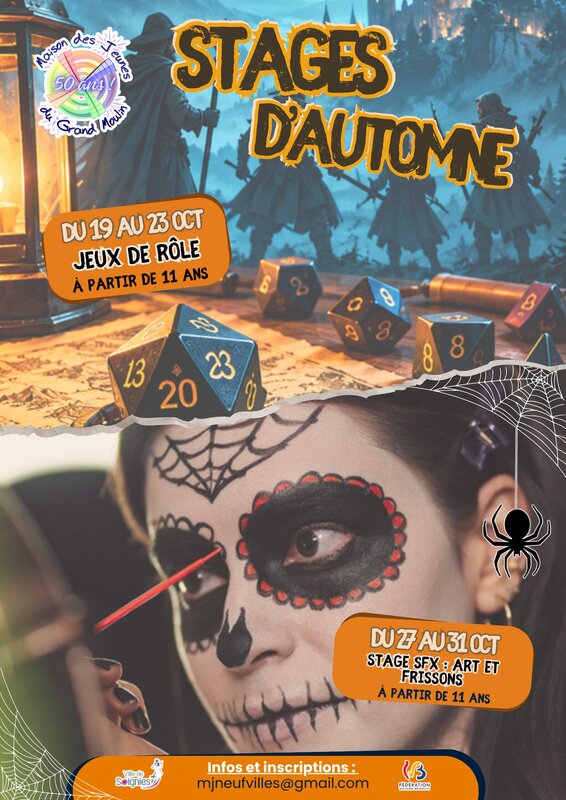 Stages,cours Stage jeux rôle