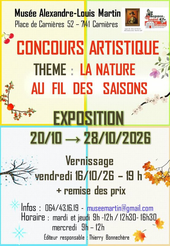 Expositions Exposition concours artistique nature fil saisons 