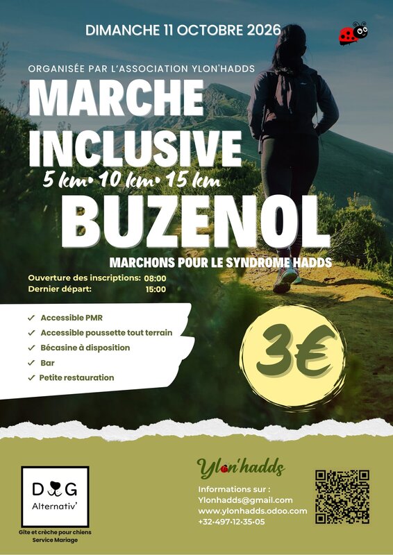 Loisirs Marche inclusive - Ensemble, marchons pour syndrome Hadds
