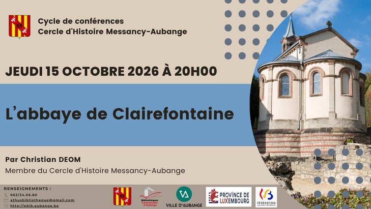 Conférences Conférence |  L abbaye Clairefontaine 