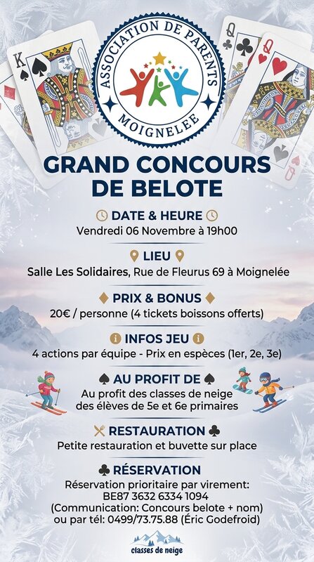 Loisirs Concours belote
