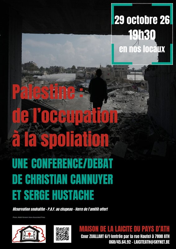 Conférences Palestine : l occupation la spoliation
