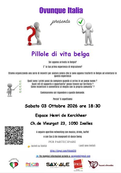 Conférences Pillole vita belga