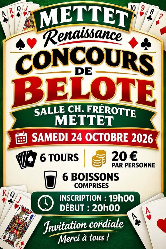 Loisirs Concours belote