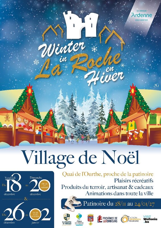 Marchés de Noël La Roche Hiver