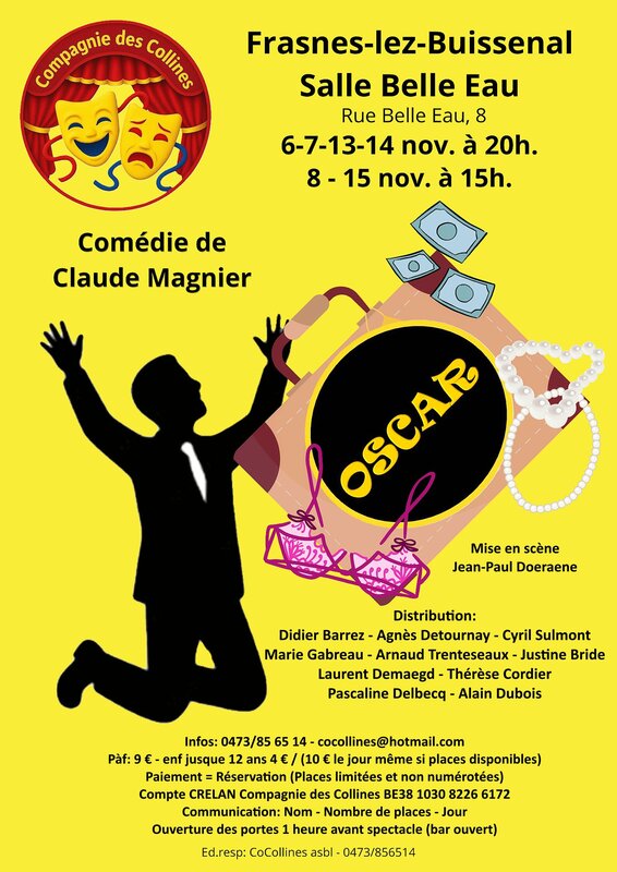 Spectacles Théâtre : Oscar