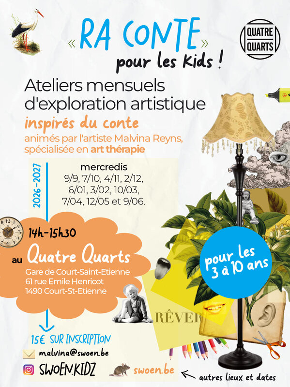 Spectacles Les ateliers Conte Quatre Quarts