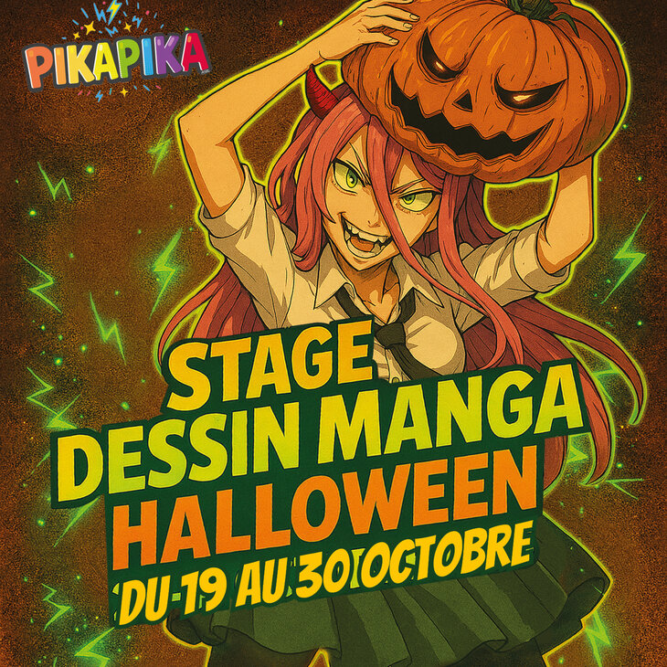 Stages,cours Stage dessin manga d Halloween
