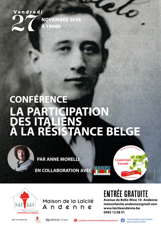 Conférences La participation italiens la résistance belge