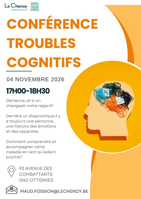 Conférences Comprendre troubles cognitifs: Alzheimer, Corps Lewy, ..