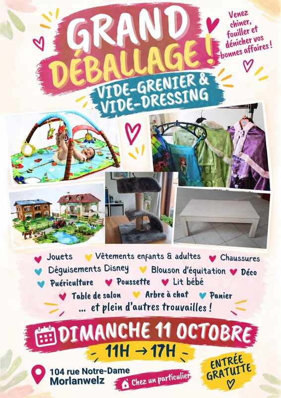  Grand déballage - vide grenier vide dressing