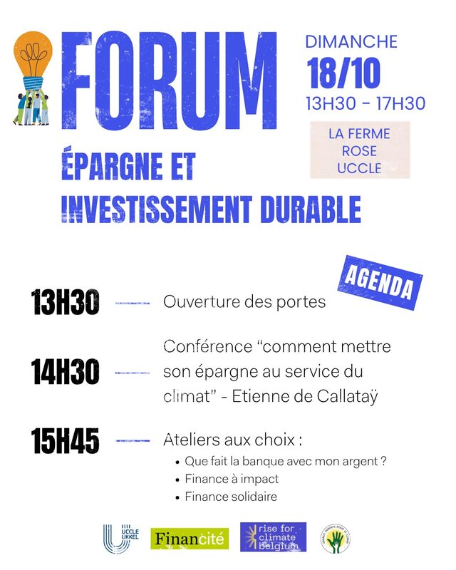 Conférences Forum l épargne l investissement durable