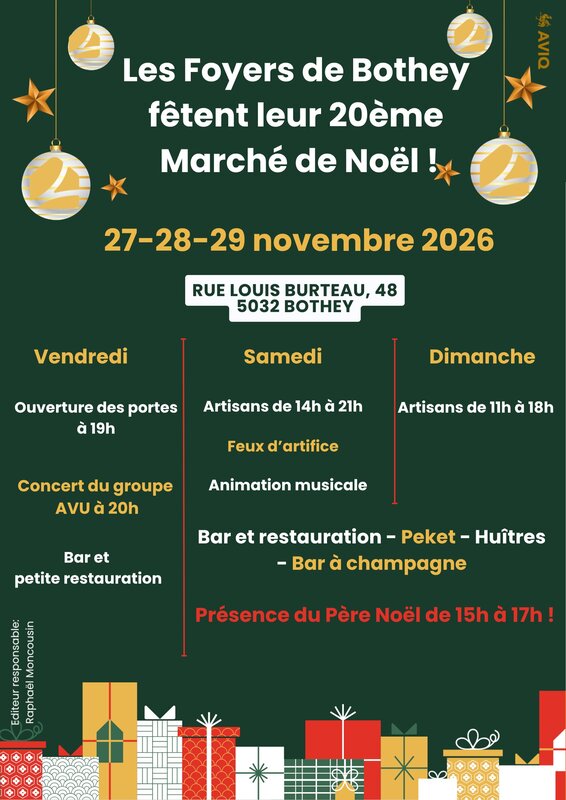 Marchés de Noël Les Foyers Bothey fêtent leur 20ème Marché Noël
