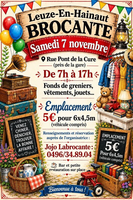  Brocante Leuze-en Hainaut