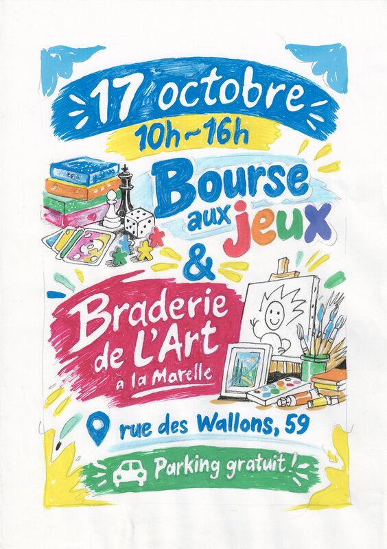 Loisirs Bourse jeux braderie l art