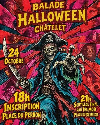 Loisirs Balade d’Halloween Châtelet 24 octobre